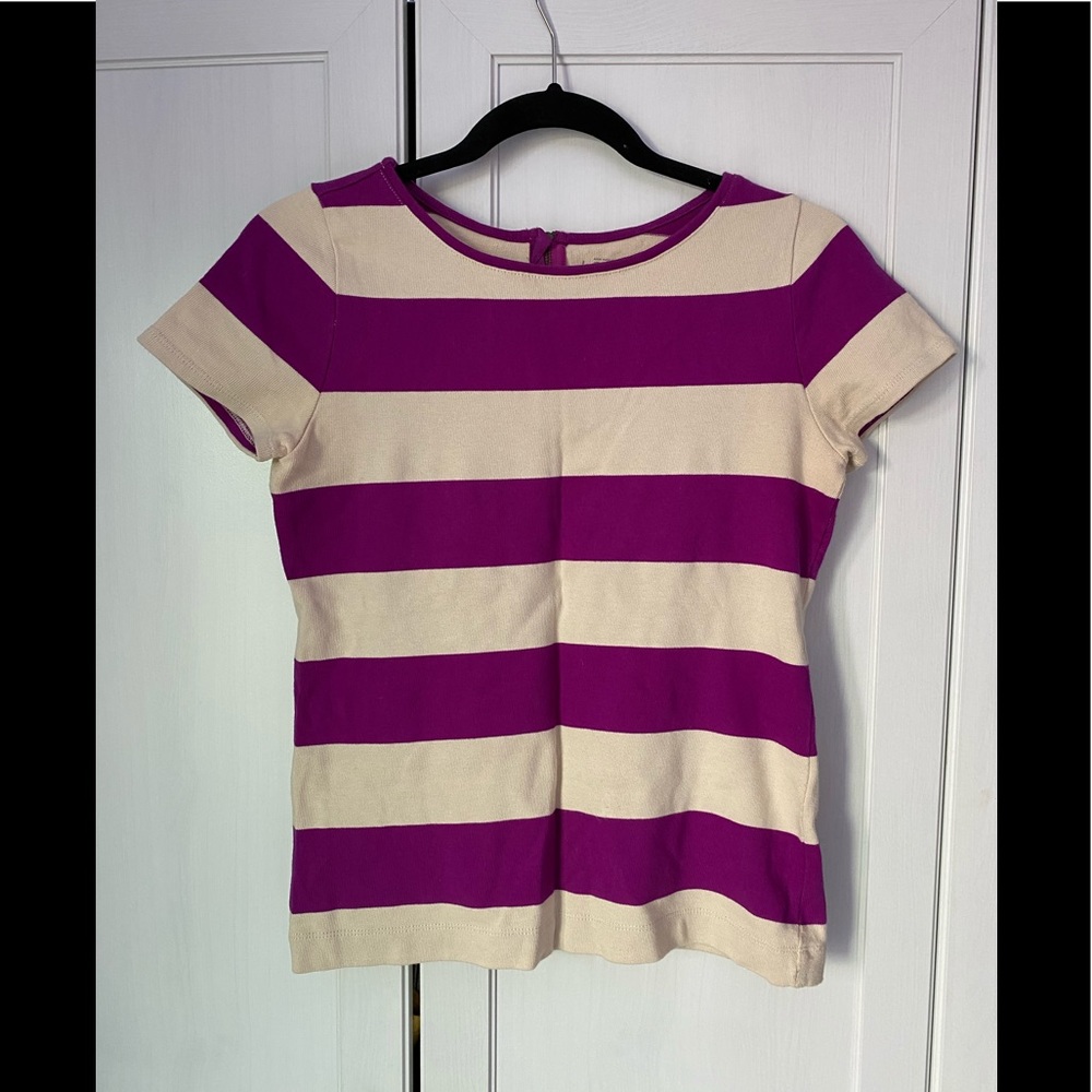 Short sleeve stripe shirt